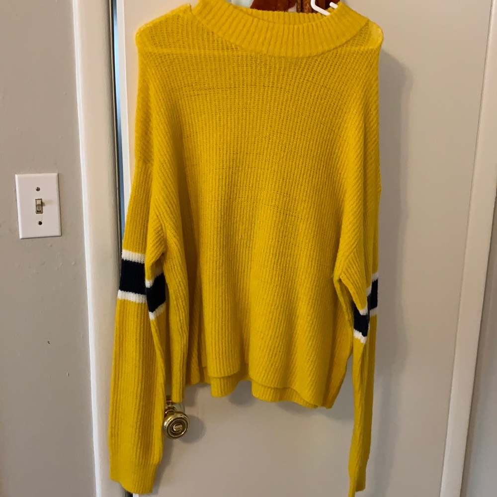 John + Jen yellow sweater